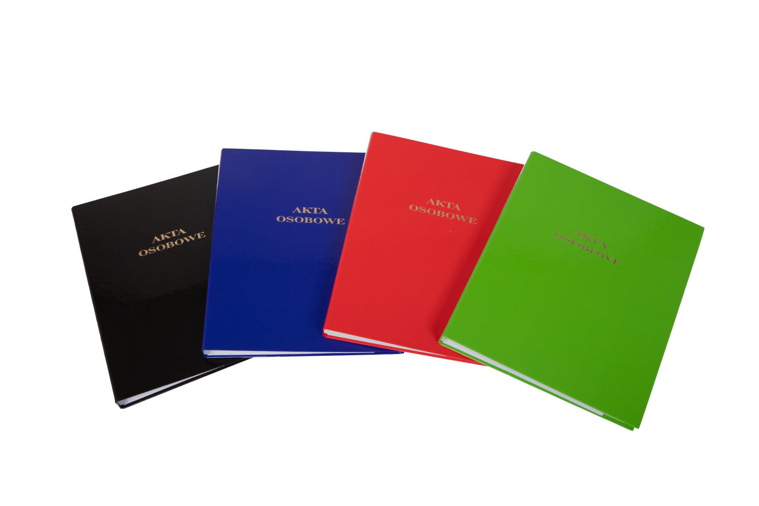 Akta osobowe segregatorowe z ringiem zielone Barbara