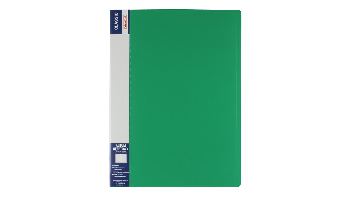 Album ofertowy Classic A4/10k Biurfol zielony