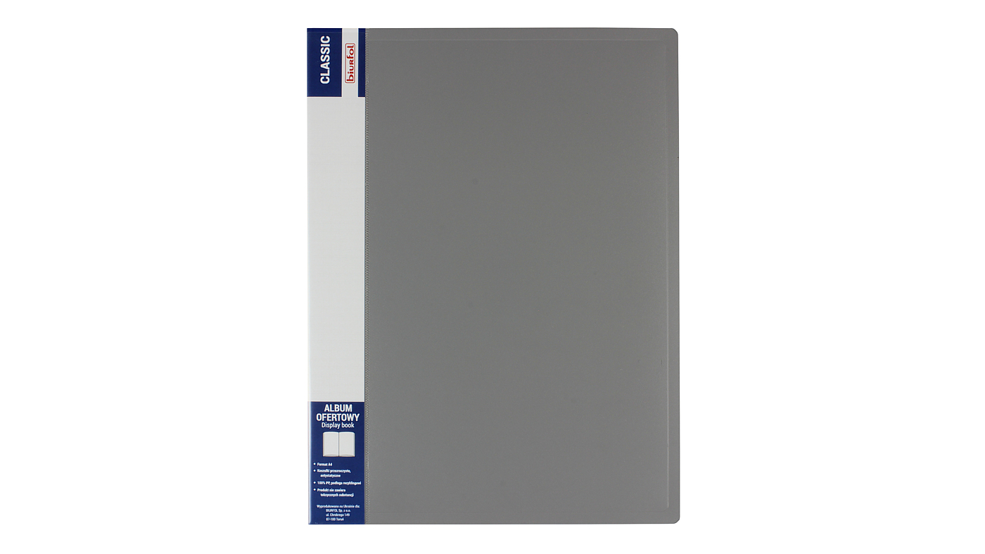 Album ofertowy Classic A4/10k Biurfol szary