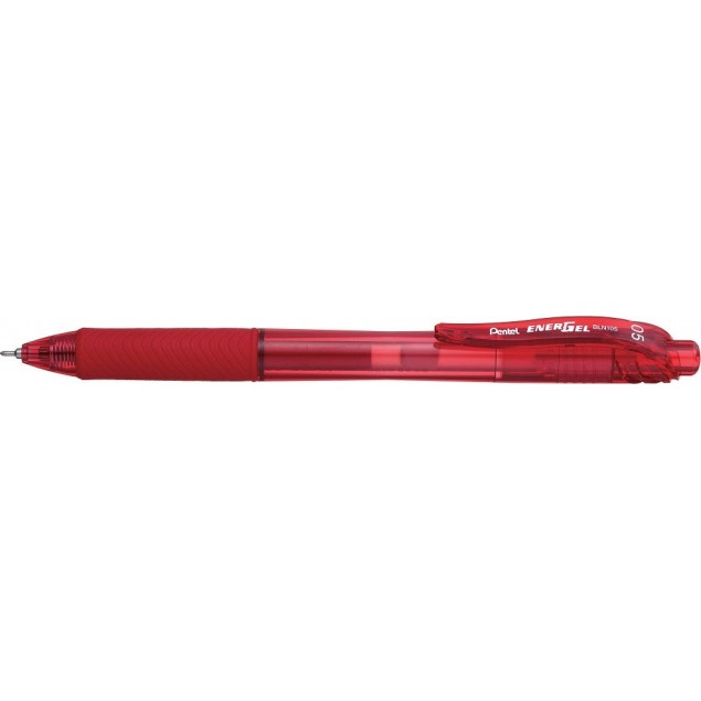 Cienkopis kulkowy Energel Pentel BLN105 0,5mm czerwony