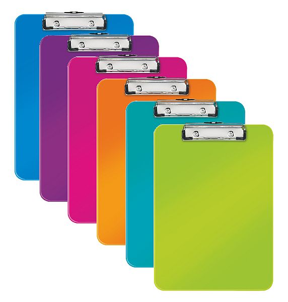 Podkłady i teczki z klipem