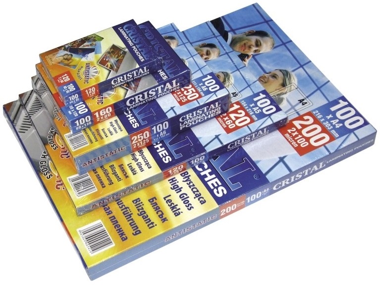 Folia laminacyjna błyszcząca 65x95 80mic. 100szt. Argo