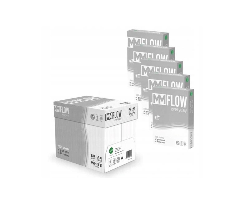 Papier ksero A4 80g Flow Everyday 5x500 ark.