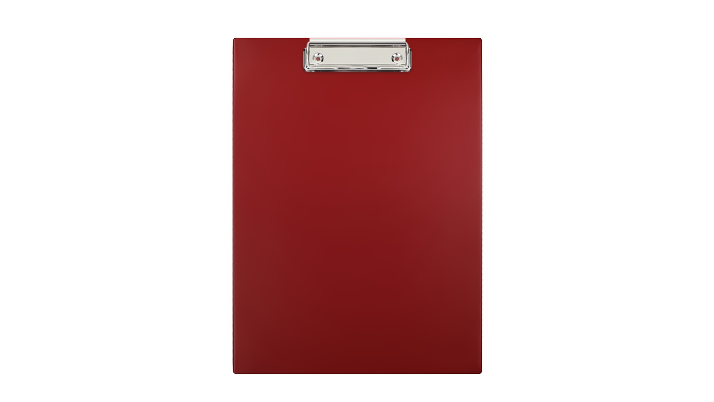 Podkład z klipem A4 Biurfol bordowy