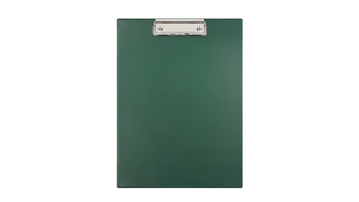 Podkład z klipem A4 Biurfol ciemnozielony