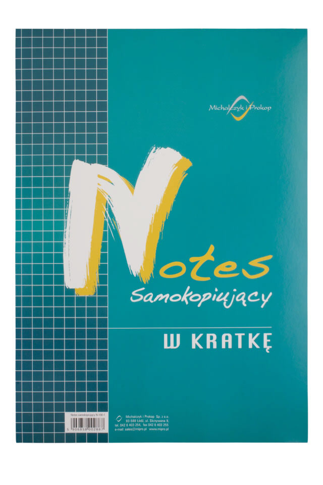 Notes samokopiujący MiP N-100-1 A4 kratka