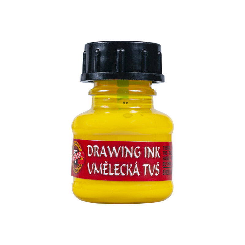 Tusz kreślarski Koh-I-Noor żółty