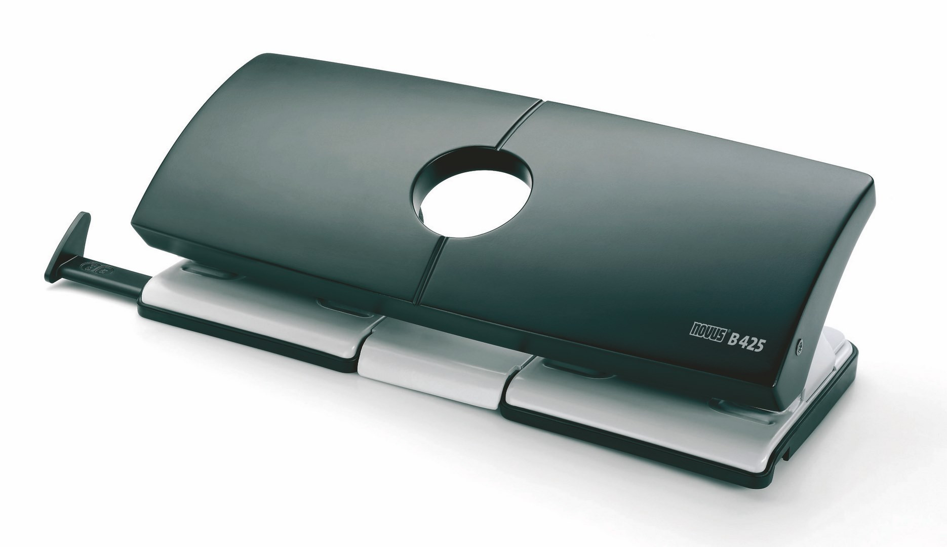 Dziurkacz Novus B425 podwójny szary