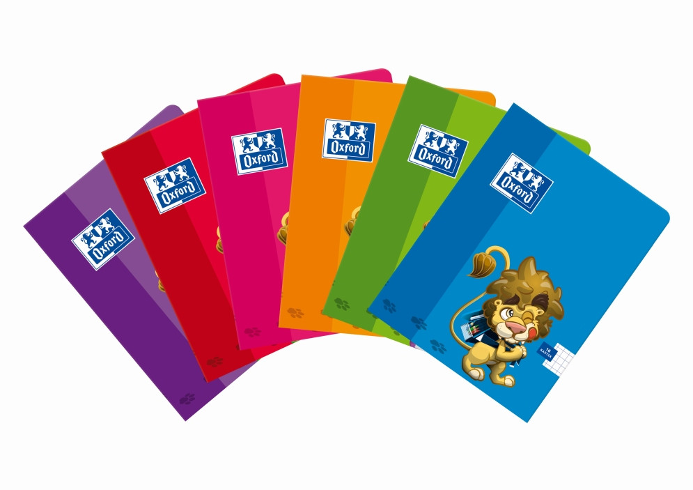 Zeszyt Oxford A5/16k linia kolor