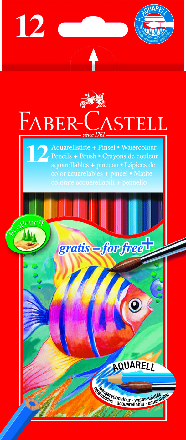 Kredki akwarelowe Faber Castell 12 kolorów