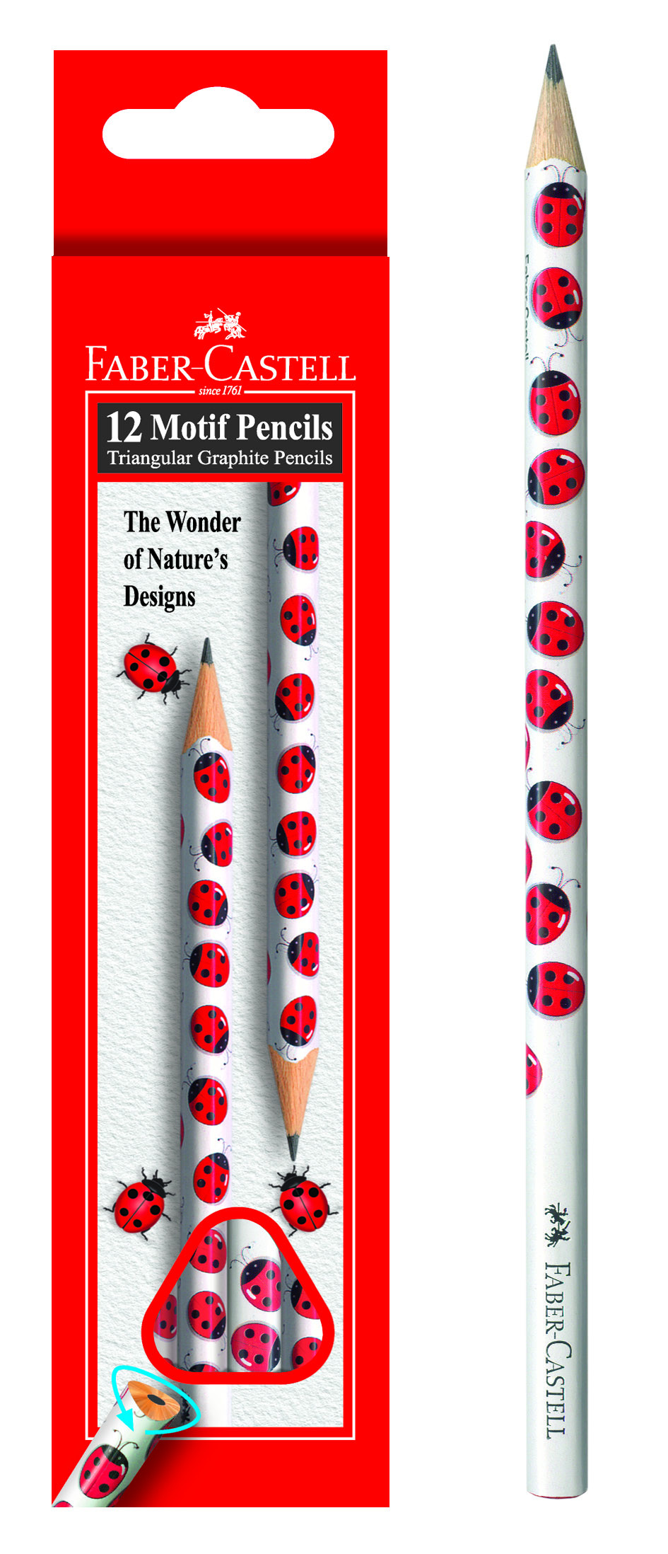 Ołówek Faber-Castell biedronka B