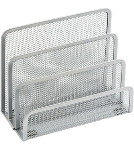 Stojak na listy siatkowy srebrny Grand