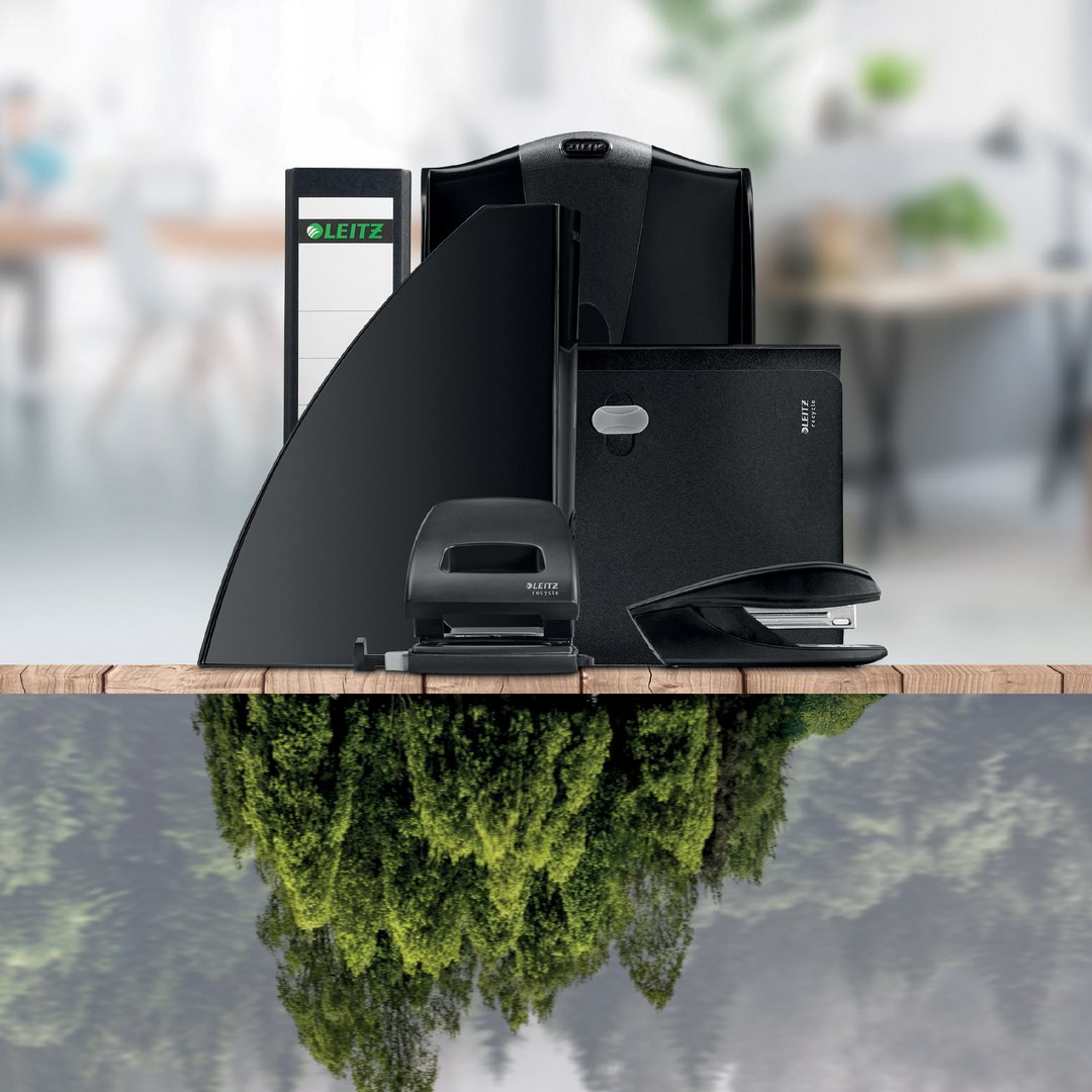 Przekładki A4 1-20 PP czarne Leitz Recycle