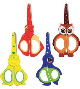 Nożyczki dla dzieci 13 cm Fiorello zwierzaki MIX wzorów