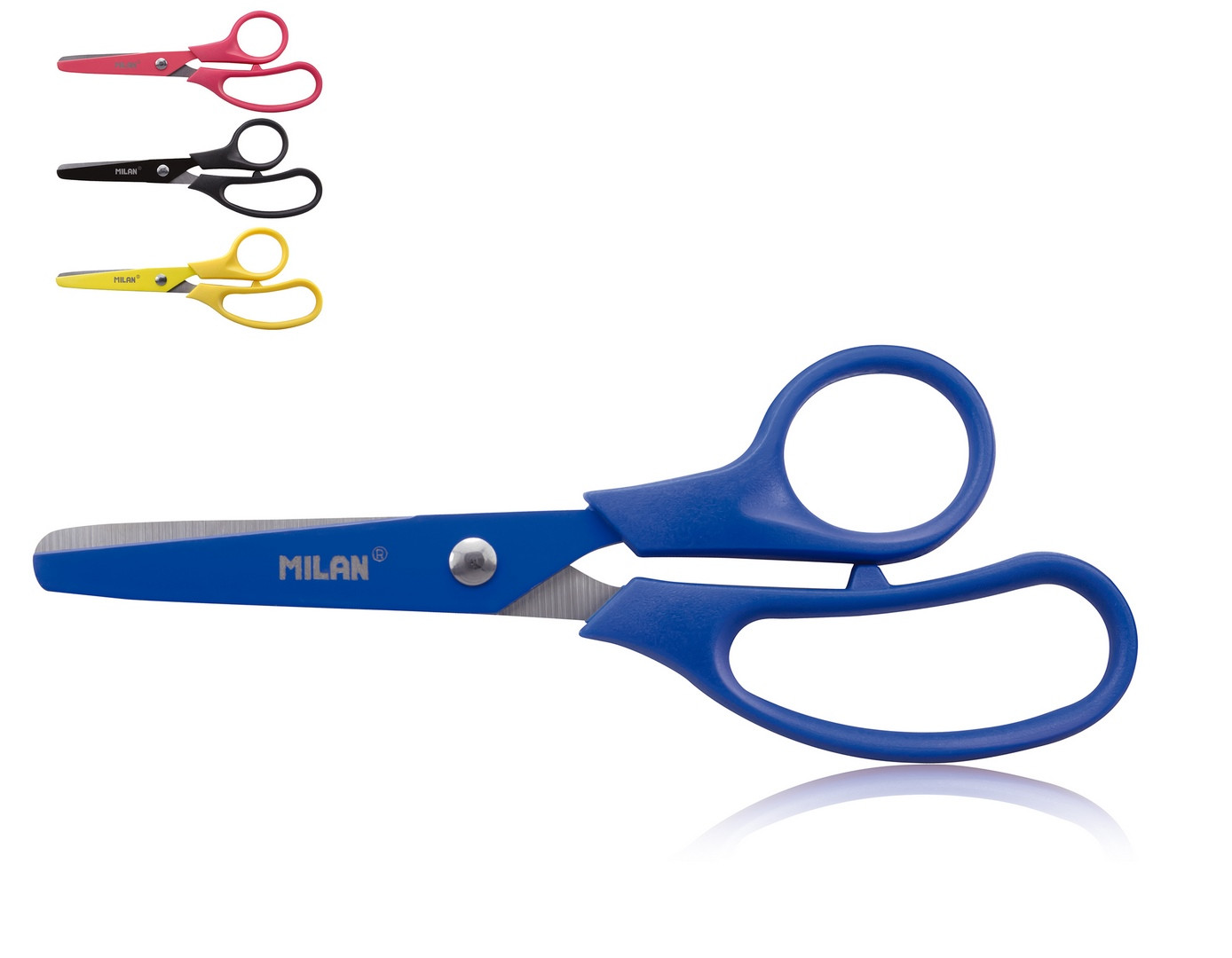Nożyczki szkolne Milan niebieskie