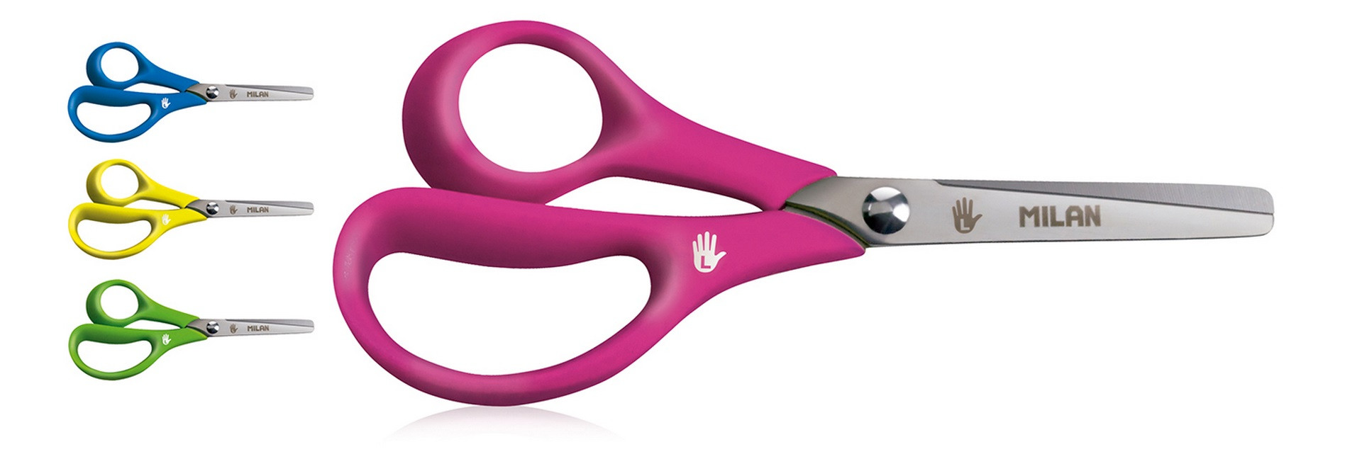 Nożyczki leworęczne Milan 14cm