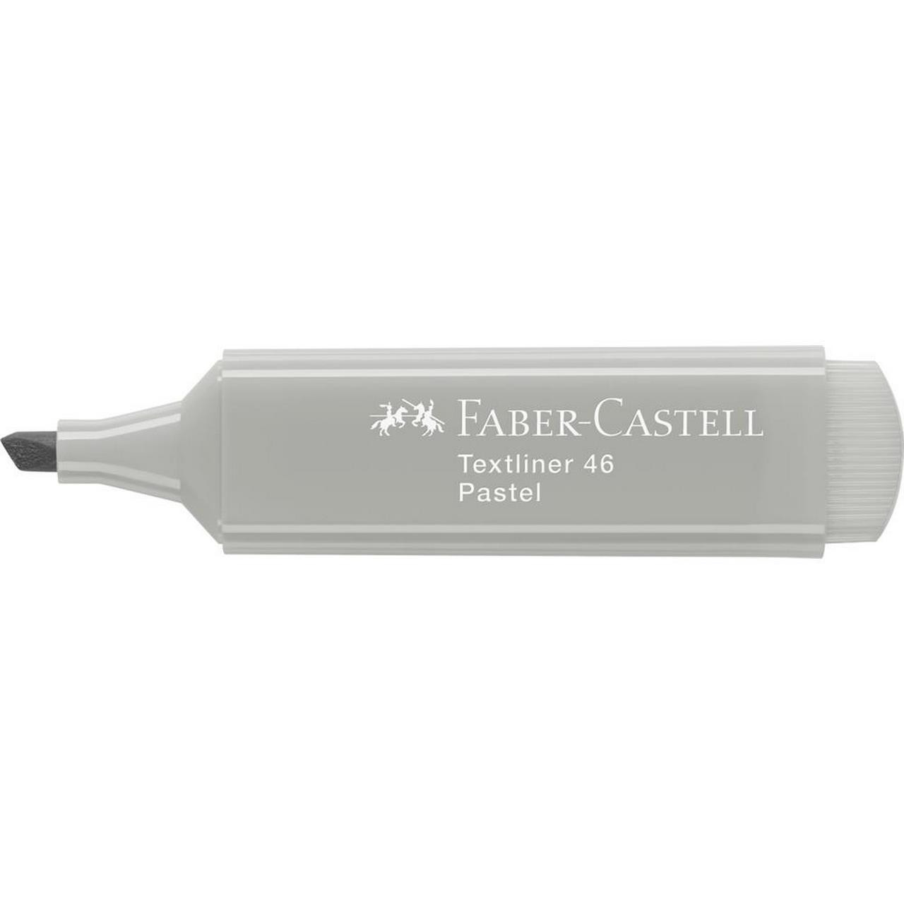 Zakreślacz Faber Castell Textliner 1546 pastelowy szary