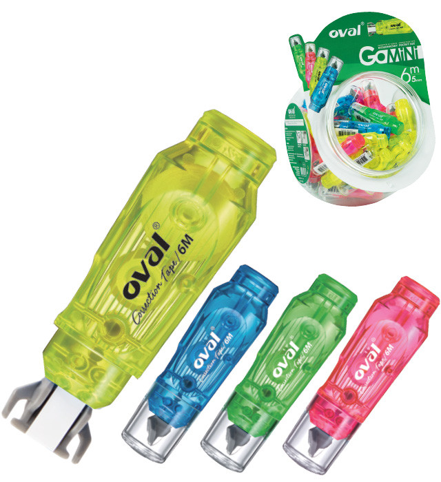 Korektor Oval w taśmie 5mmx6m Kw Trade