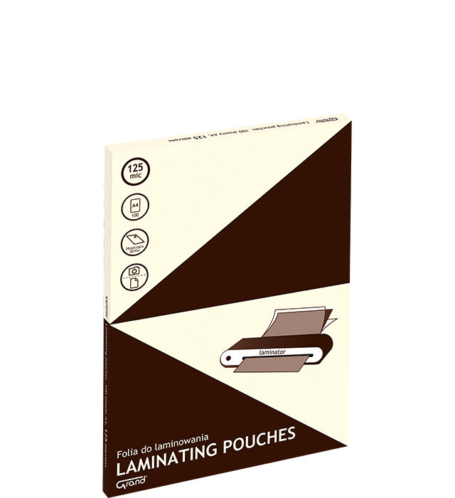 Folia do laminacji A4 125mic (100szt.) Grand