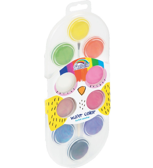 Farbki wodne - akwarelowe 10 kolorów Fiorello