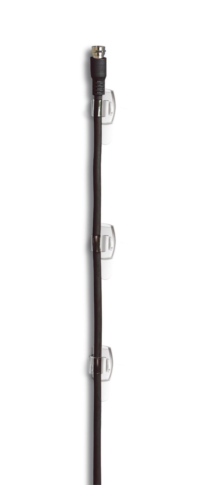Klipsy do kabli lampek Command 3M Outdoor 8szt