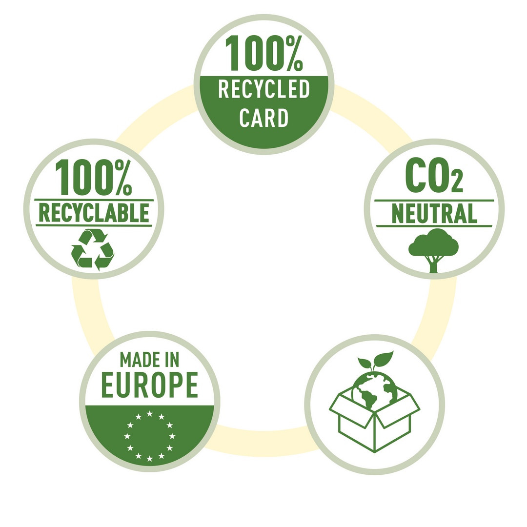 Kartonowy skoroszyt zawieszany Leitz Alpha® Recycle czarny