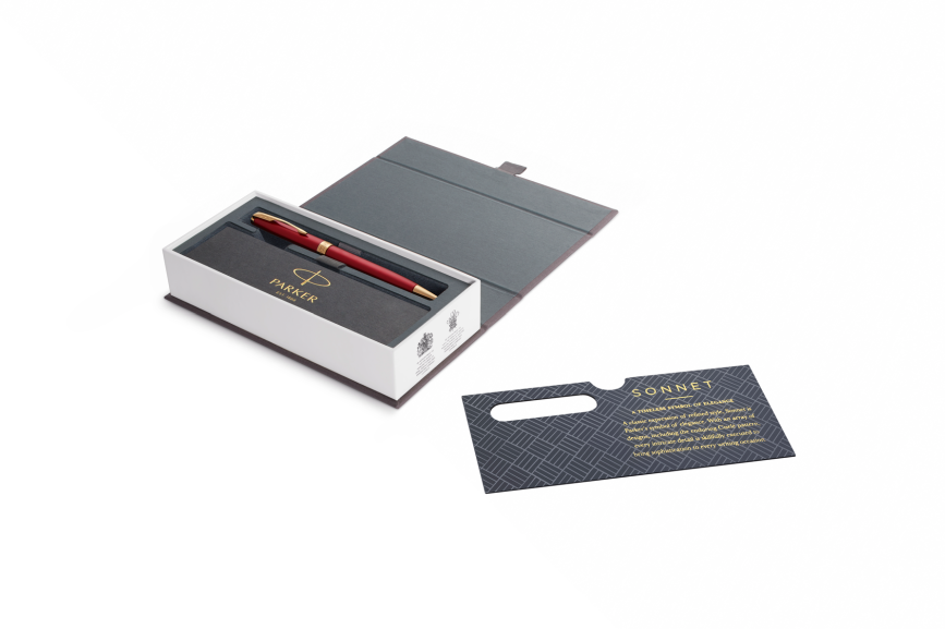 Długopis Parker Sonnet Red Lacquer GT