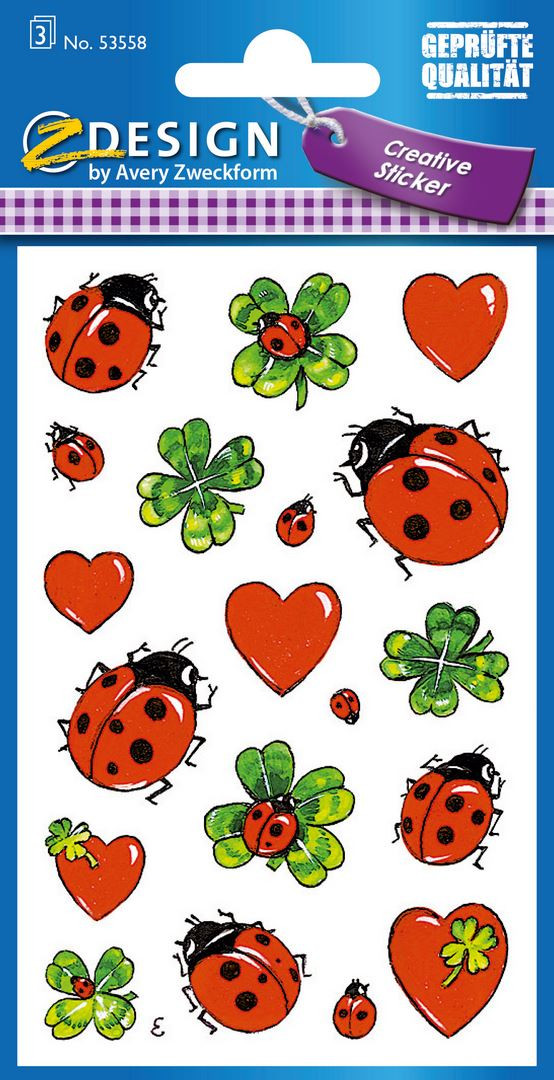 Naklejki Z-Design Creative kończynka,biedronka 53558 Avery