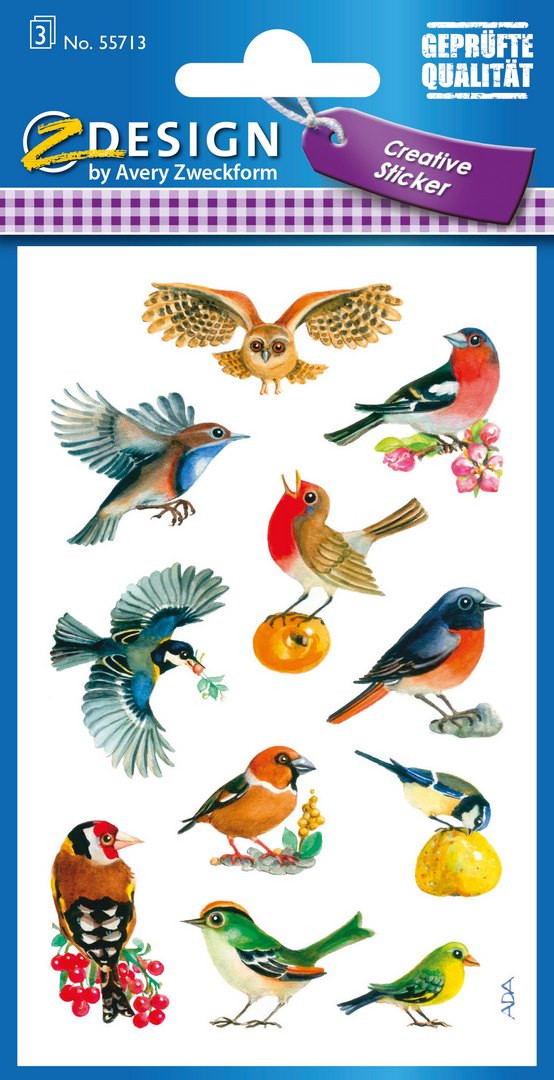 Naklejki Z-Design Creative ptaki 55713 Avery