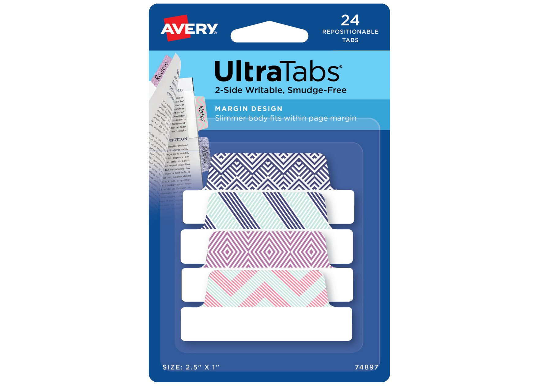 Zakładki indeksujące Ultra Tabs 63 Design 6 Avery