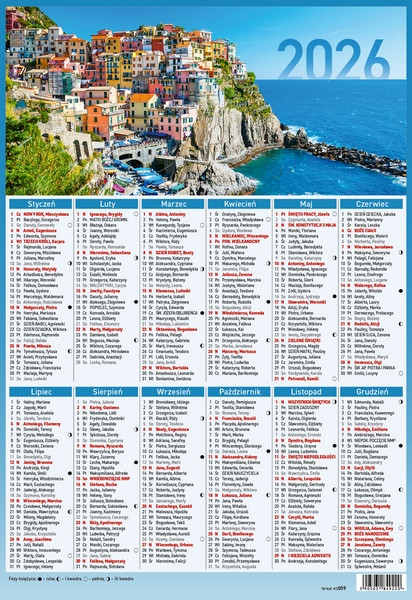 Kalendarz plakietka Wokół Nas