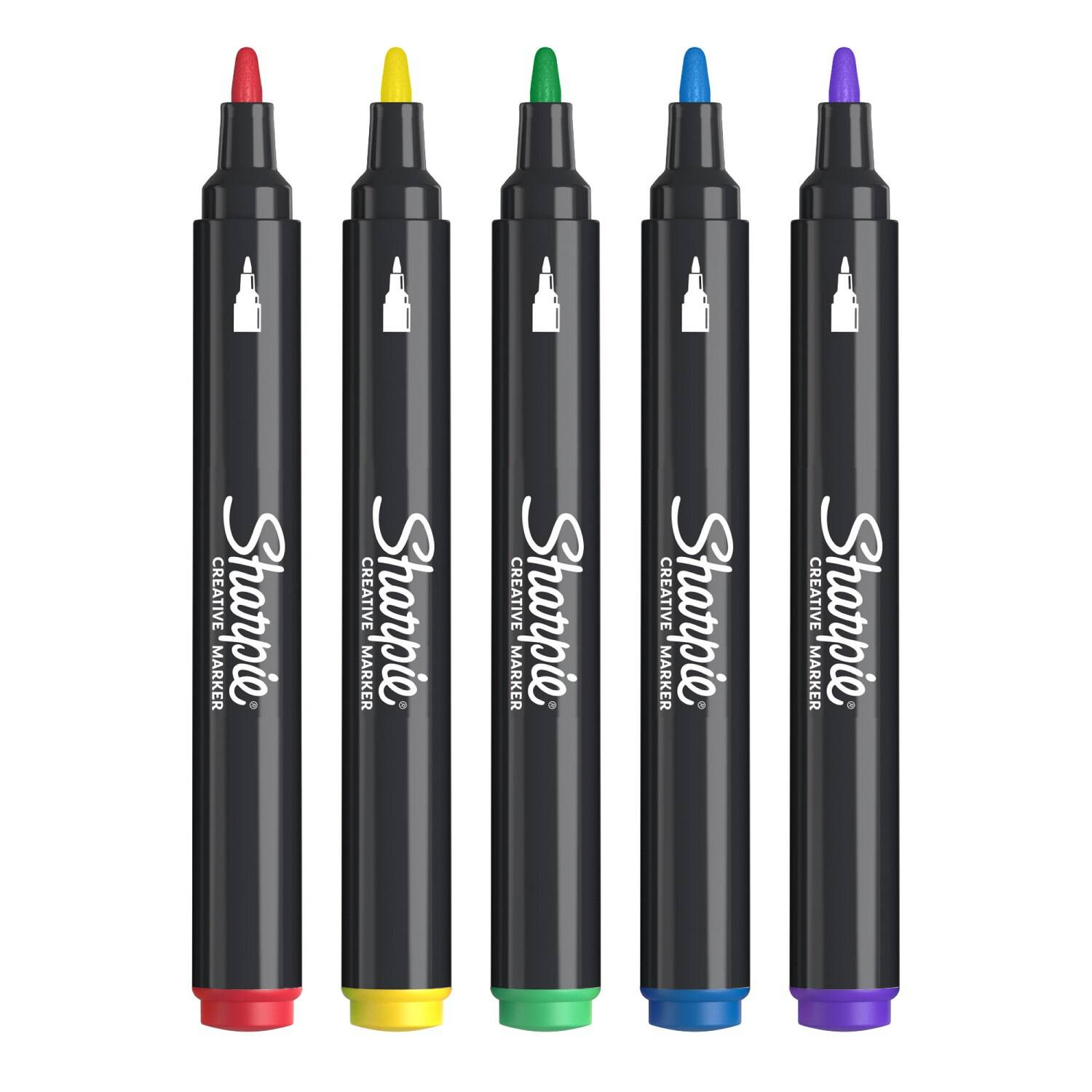 Marker kreatywny akrylowy Sharpie F zestaw 5 kolorów