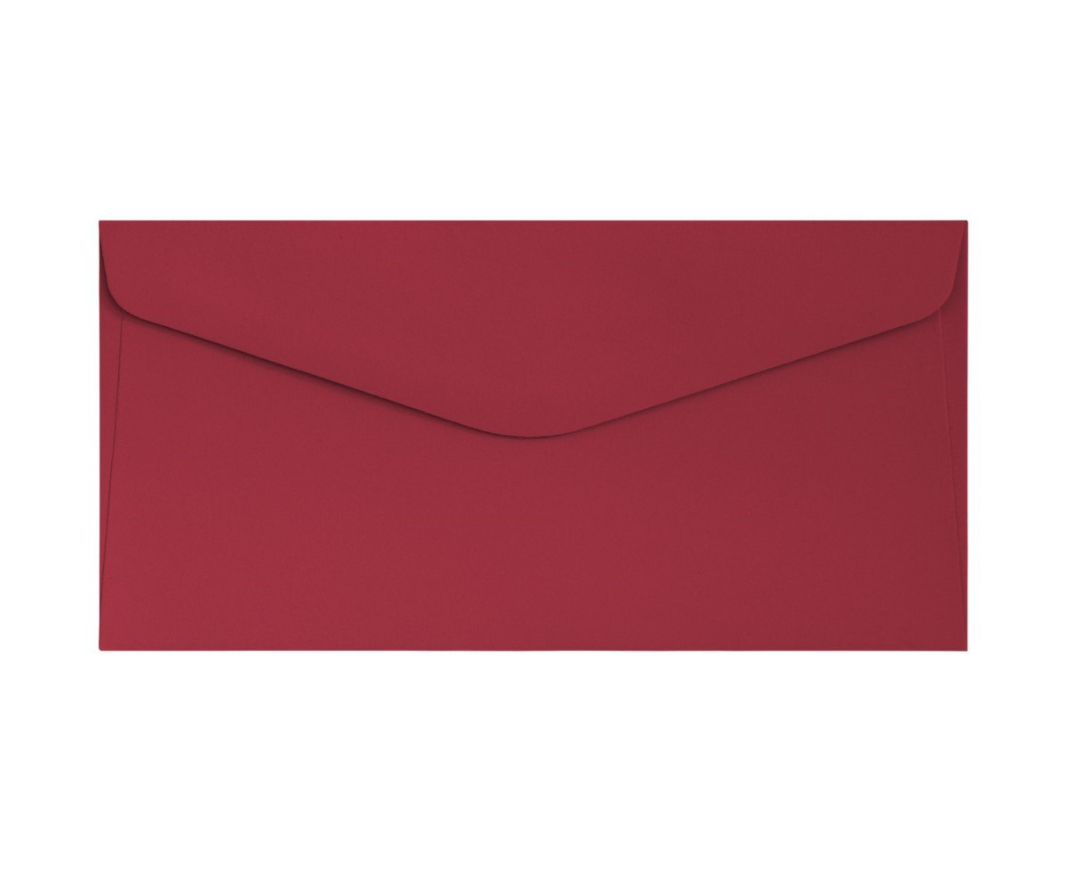 Koperta DL/10 Gładki czerwony 120g Argo