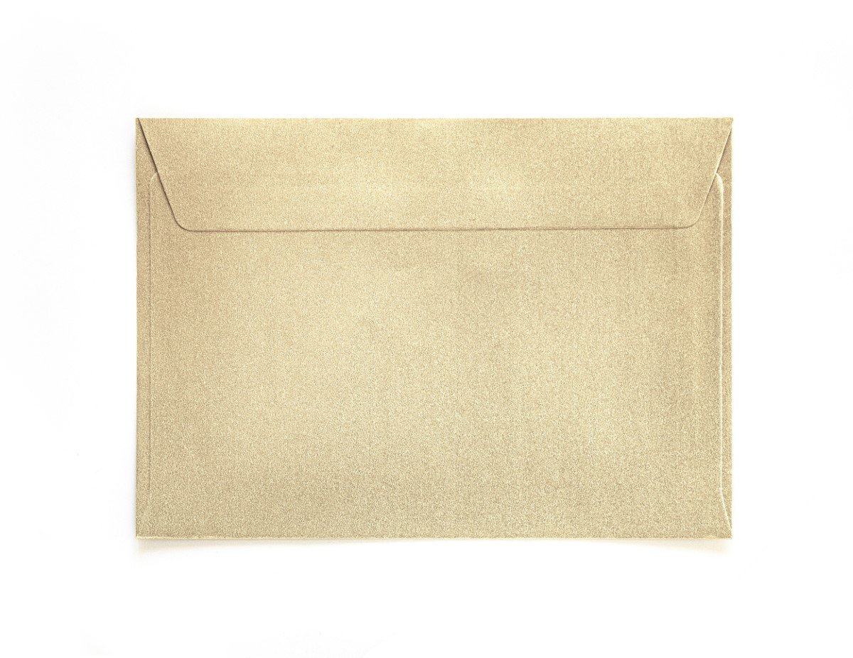Koperta C5 Pearl złoty 120g 10szt. Argo