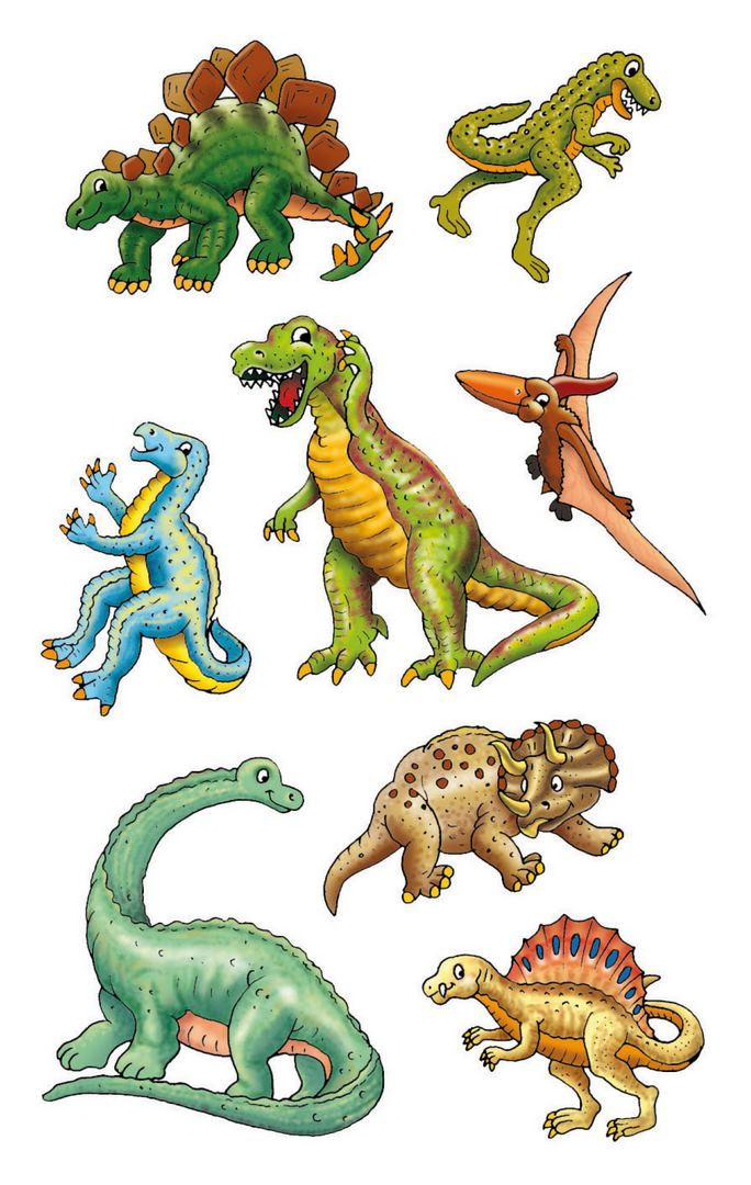 Naklejki Z-Design Kids Dinozaury 53145 Avery