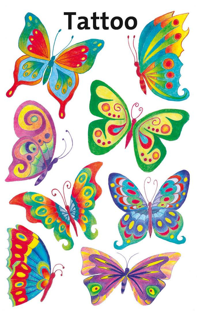 Naklejki Z-Design Kids tatuaże - motyle 56742 Avery