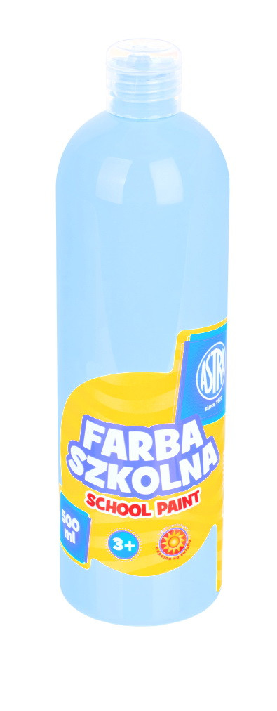 Farba szkolna Astra 500 ml błękitna