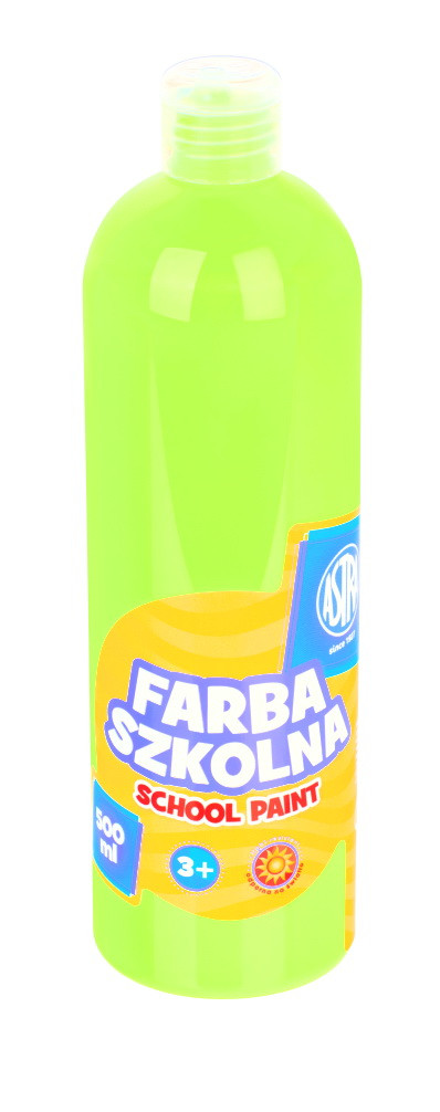 Farba szkolna Astra 500 ml limonkowa