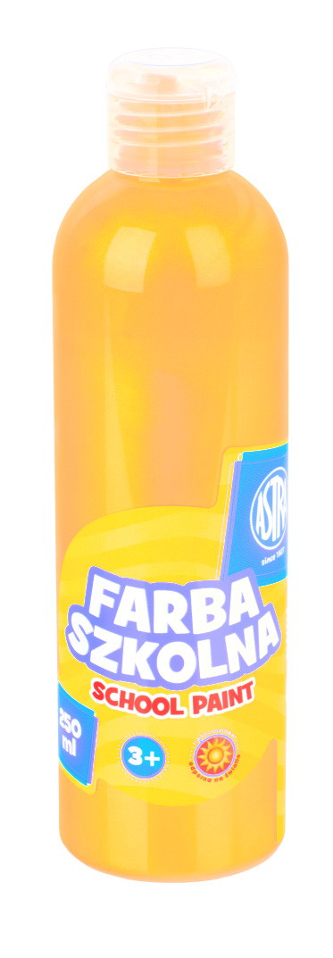 Farba szkolna Astra 250 ml metaliczna złota