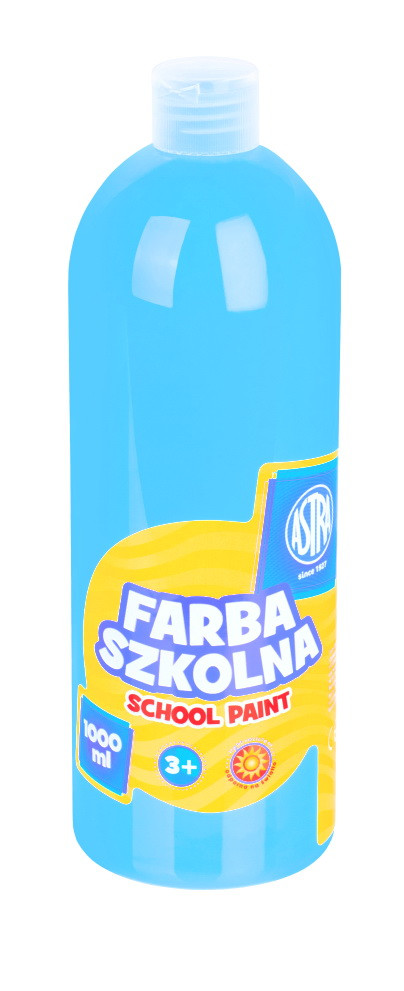 Farba szkolna Astra 1000 ml niebieska