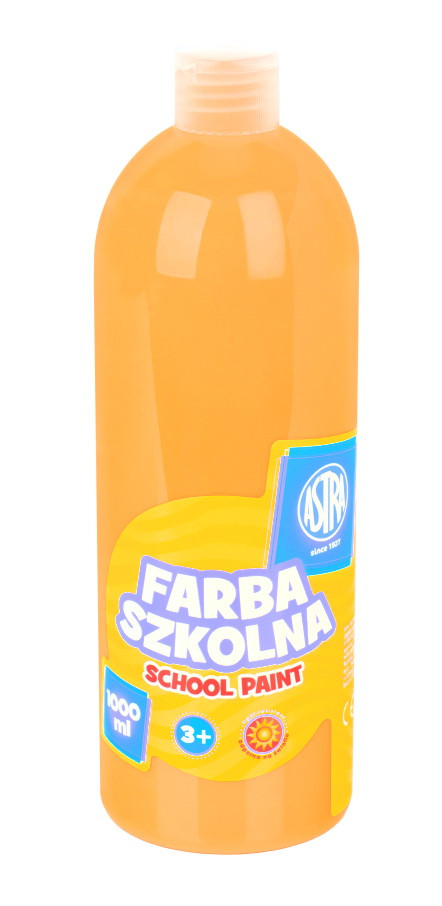Farba szkolna Astra 1000 ml brązowa jasna