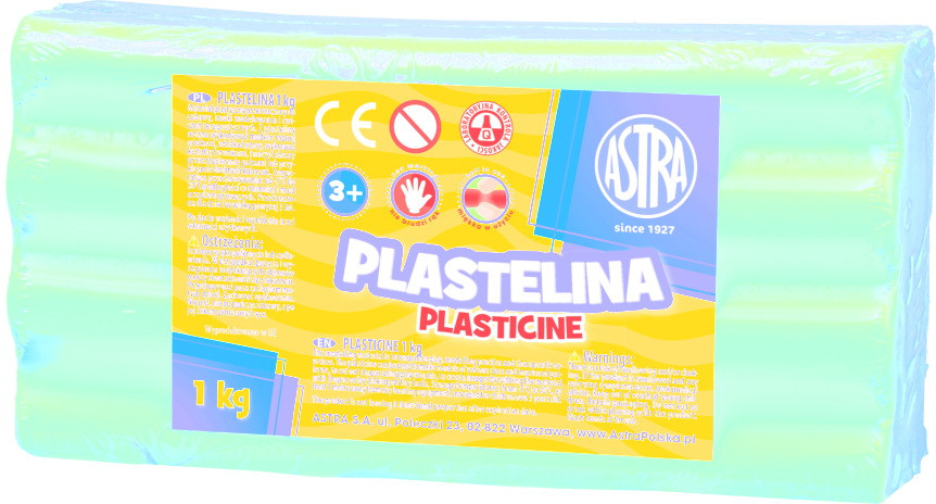 Plastelina Astra 1 kg zielona