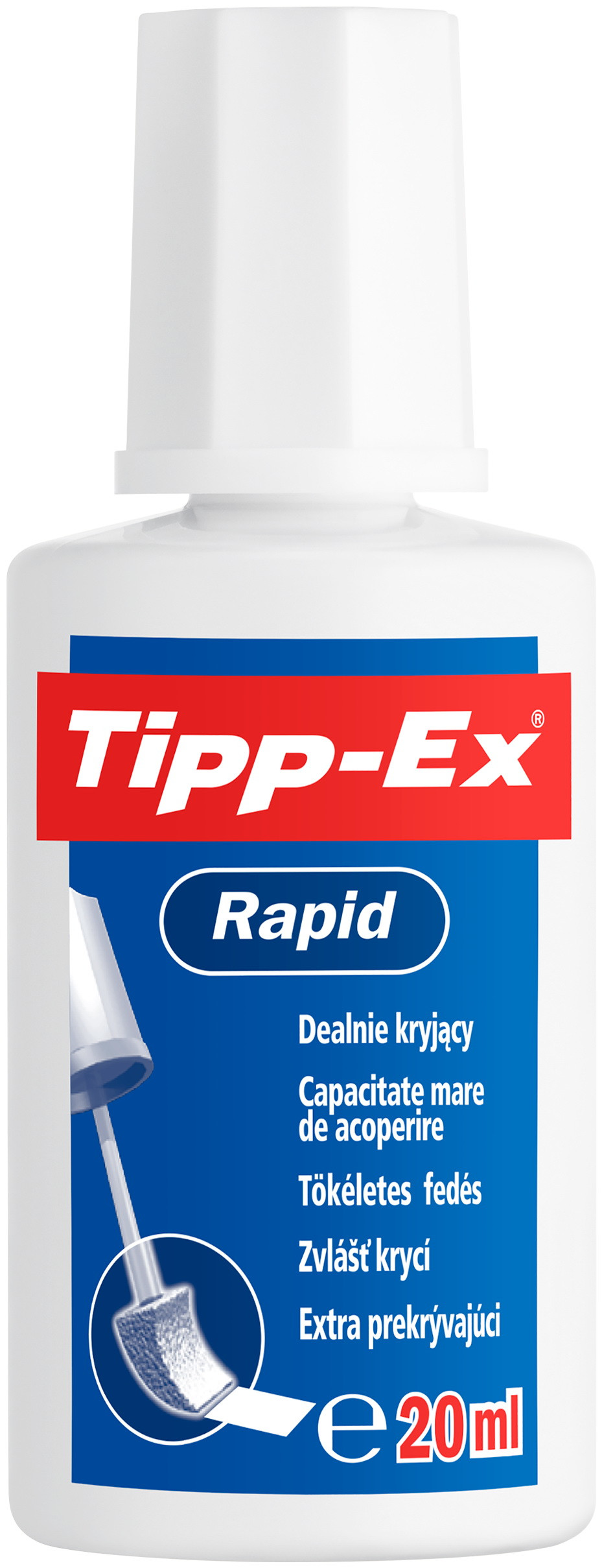 Korektor z gąbką Tipp-Ex Rapid 20ml