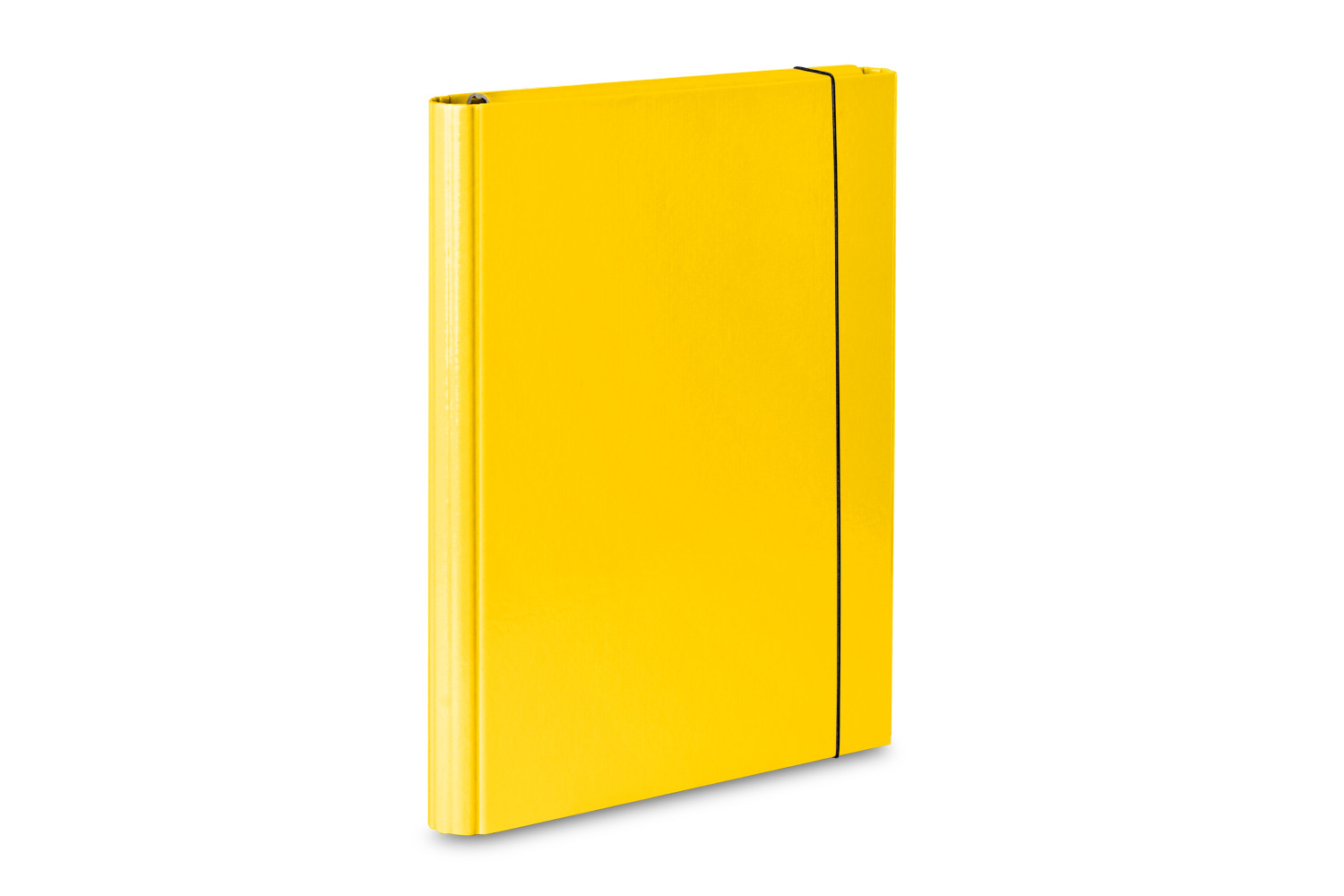 Teczka skrzydłowa z gumką A4 4cm VauPe żółta