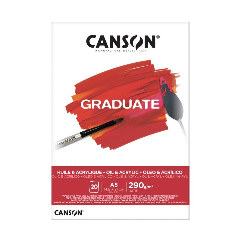 Blok A5/20 Oil&Acryl Canson Graduate 290g