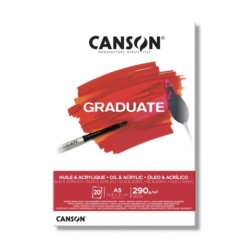 Blok A4/20 Oil&Acryl Canson Graduate 290g
