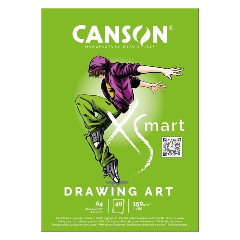 Blok rysunkowy A4/40 150g XSmart Drawing Canson