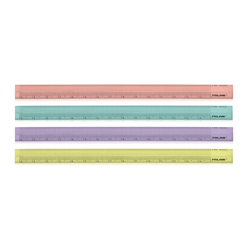 Linijka trójkątna 15CM Look pastel MILAN