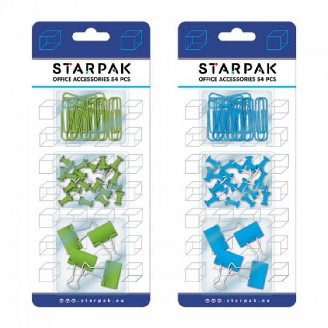 Zestaw akcesoriów biurowych 54 elementy Starpak