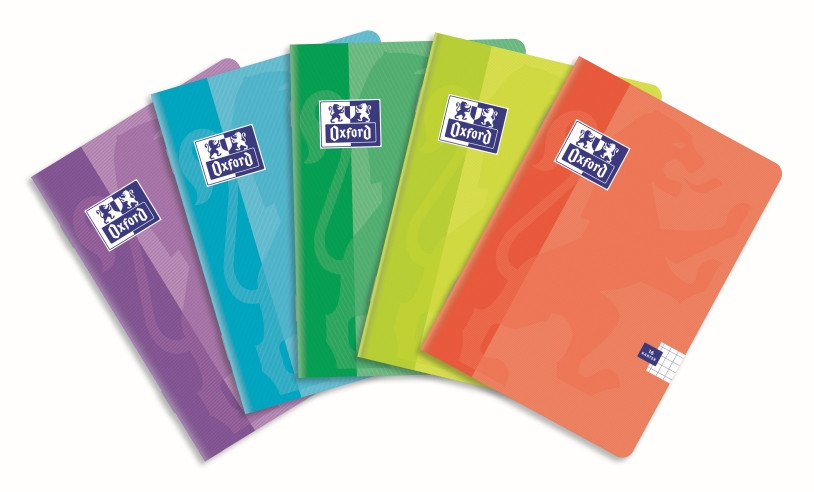Zeszyt w podwójną linię kolorową A5/16 Oxford Sweet 90g mix kolorów
